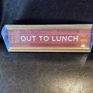 Fun Desk Nameplate NIB